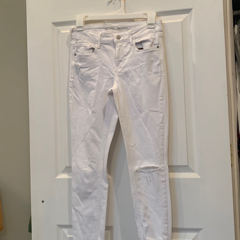 White jeans